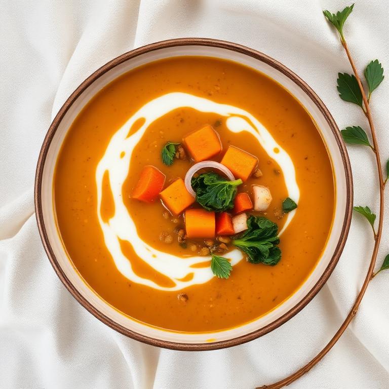 Turmeric Ginger Lentil Soup