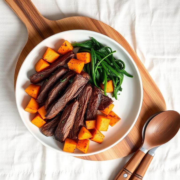 Herb Steak & Sweet Potato