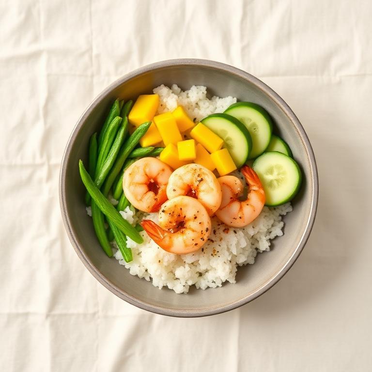 Mango Shrimp Poke Bowl