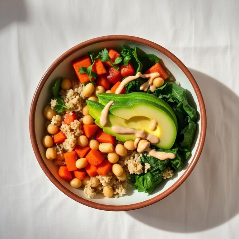 Rainbow Vegan Buddha Bowl